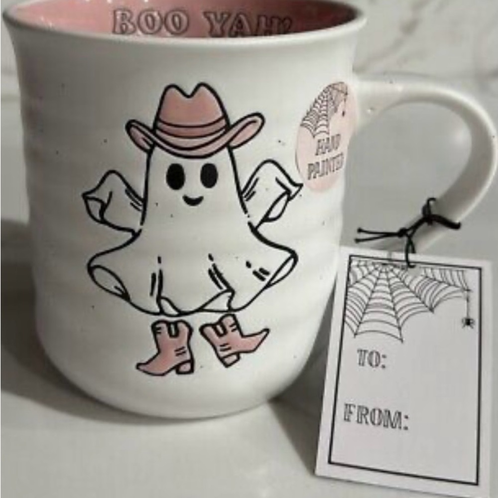 Boo Yah! Cowboy ghost mug